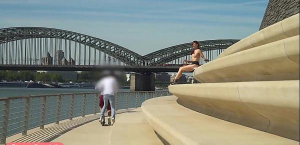  Public ass flashing by Jeny Smith in Cologne